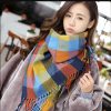 Scarf Winter Women's New Color Grid Imitation Cashmere Scarf Autumn Winter Thick Fashion Warm Versatile Scarf Shawl - Image 19